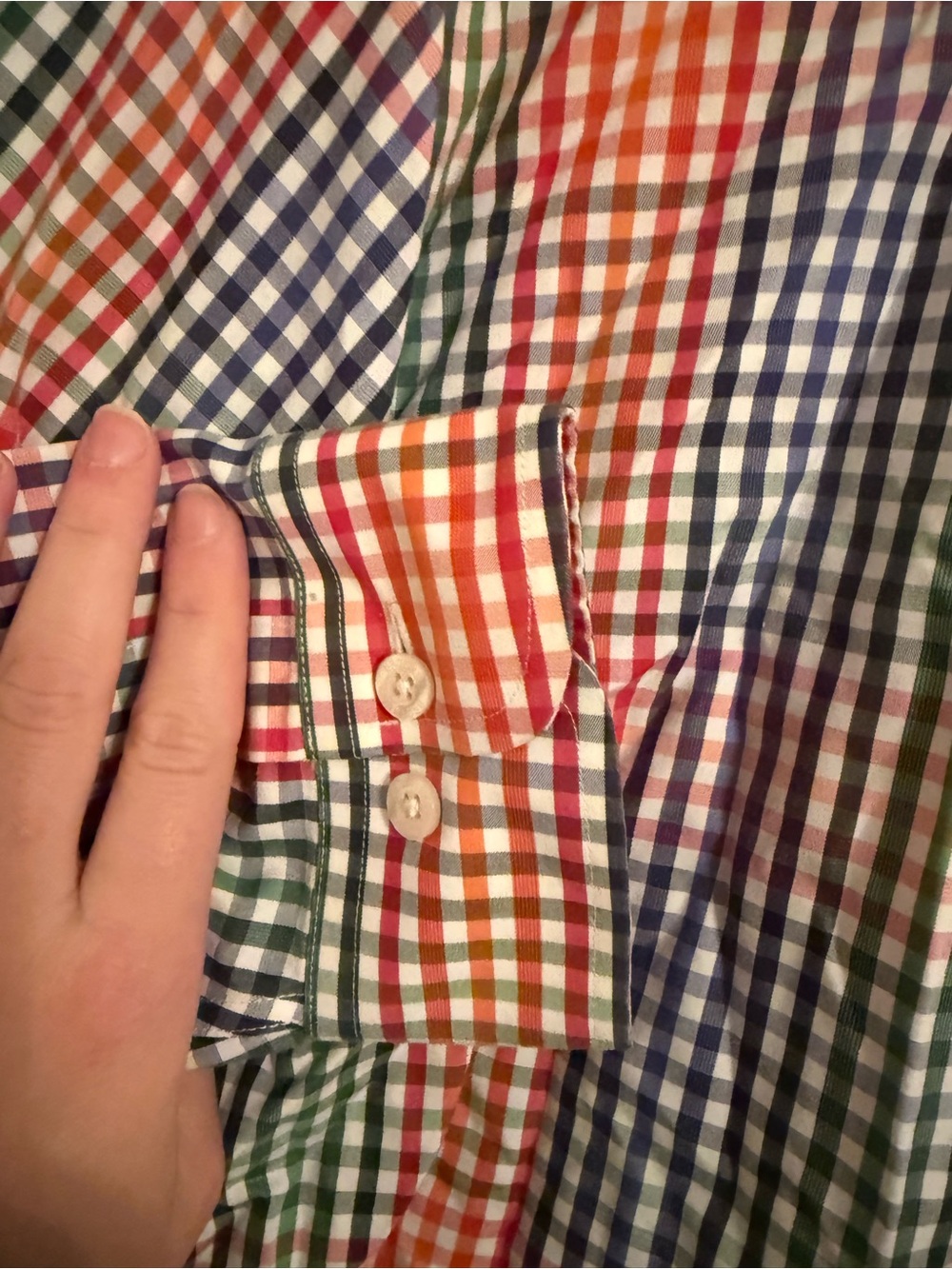 Brooks Brothers Multicolor Gingham Button-Down Shirt - Picture 5 of 6